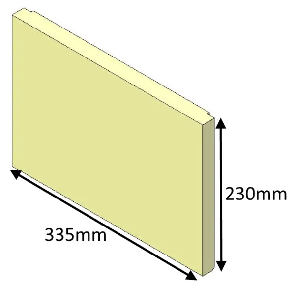 Jetmaster 18i Inset Rear Fire Brick - KJMIN18016