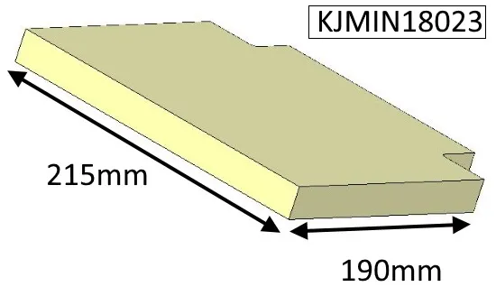 Jetmaster 18i Inset Upper Baffle Brick - KJMIN18023