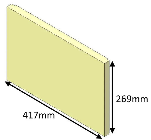 Jetmaster 50i Inset Rear Side Brick - KJMIN50016