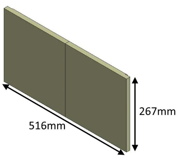 Jetmaster 60i and 60i Low Inset Rear Fire Brick - KJMIN60016