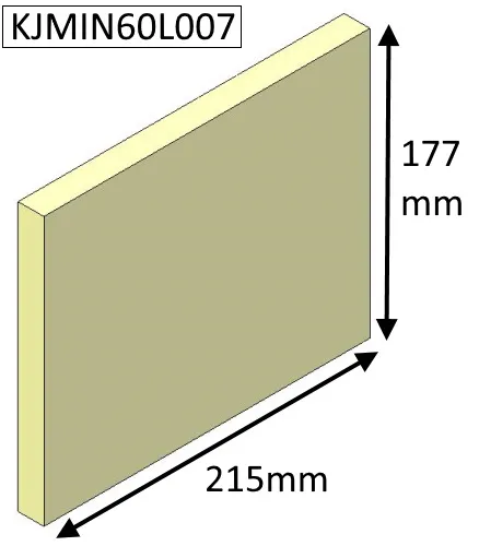 Jetmaster 60i and 60i Low Inset Side Fire Brick - KJMIN60L007
