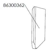 Dik Geurts Soren 5 Low Eco Design Ready Wood Burning Stove - Side Brick - Left [86300362]