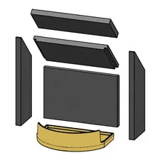 Morso 4143 - Bottom Grate [57100400]