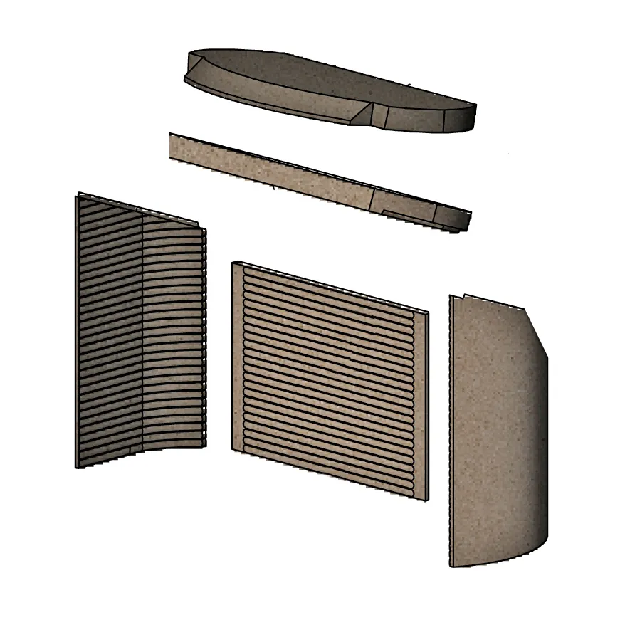 Morso 6170 - Full Fire Brick Set [79610700] 