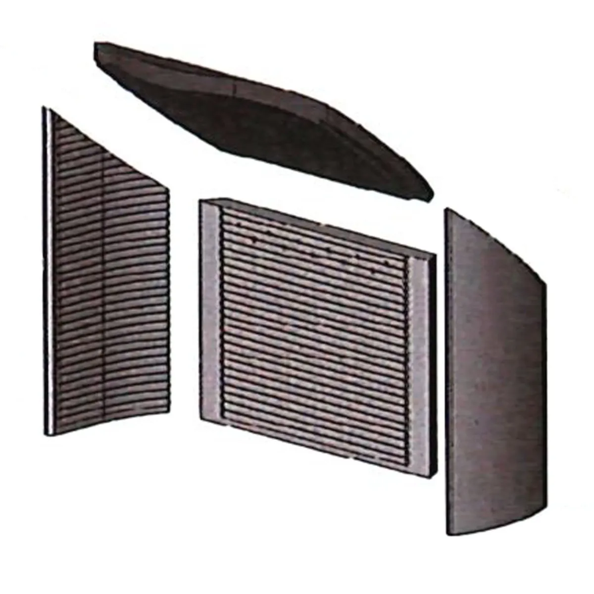  Morso 7670 - Full Fire Brick Set [79760600] 