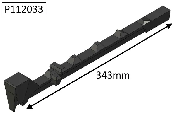 Hunter Telford 20B Inset Riddling Lower Grate Bar - P112033