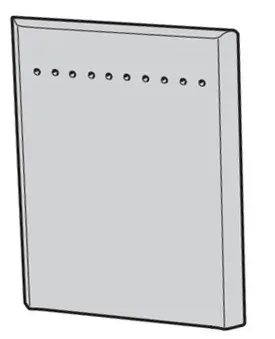 Contura 850 Classic Stove - Rear Fire Brick 