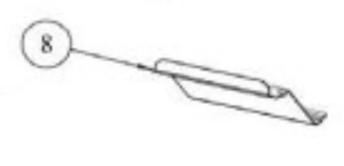 Stanley Cara Glass Bottom Lower Baffle Plate  [F01080AXX] Serial 0749029