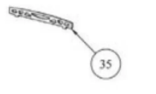 Mazona Lydia 7 Stove Spare Parts - Front Fire Bar