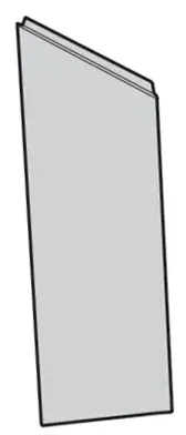 Contura 860 Classic Stove - Side Brick Left